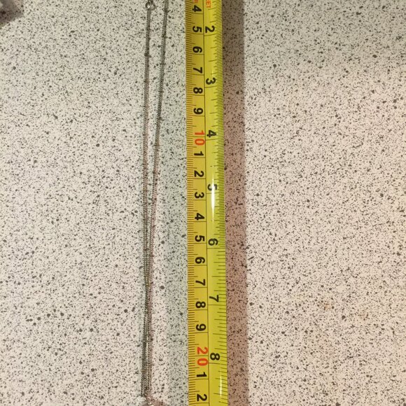 Fossil bird necklace with key and lock charms - Picture 4 of 6